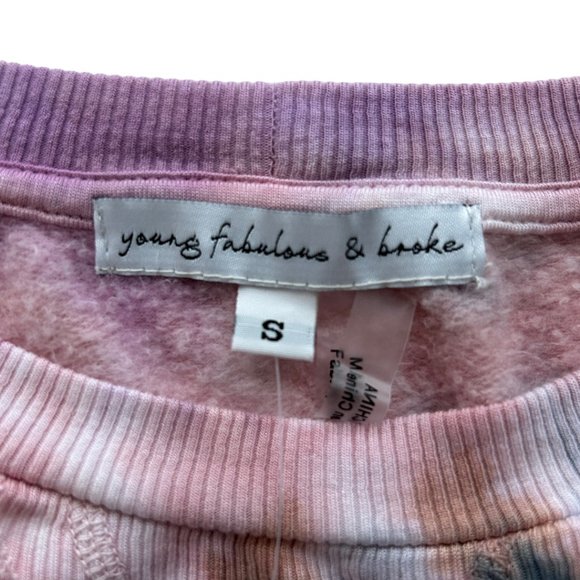 Young Fabulous & Broke Oversized Tie Dye Sweater NWT (S) - Picture 11 of 14